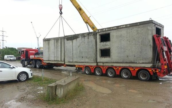 перевозка подземных блоков